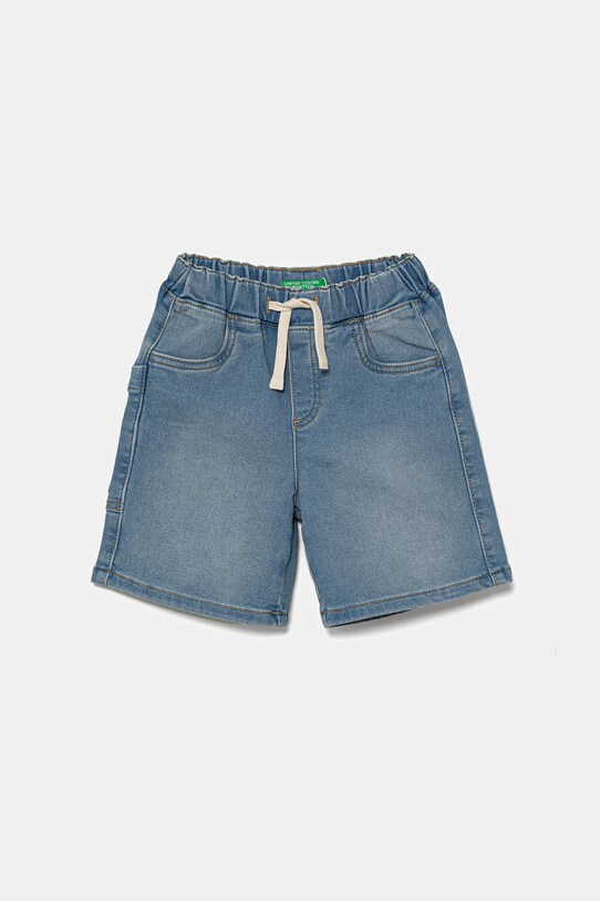 United Colors of Benetton pantaloni scurți din denim pentru bebeluși casual albastru 44LGG9032.P.Seasonal