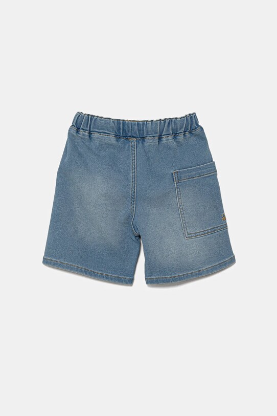 United Colors of Benetton pantaloni scurți din denim pentru bebeluși 44LGG9032.P.Seasonal albastru SS25