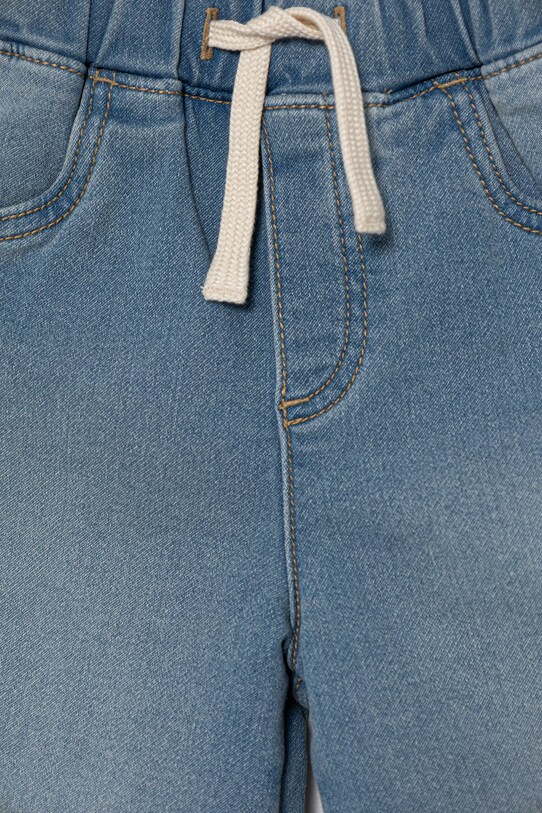 Băieți United Colors of Benetton pantaloni scurți din denim pentru bebeluși 44LGG9032.P.Seasonal albastru