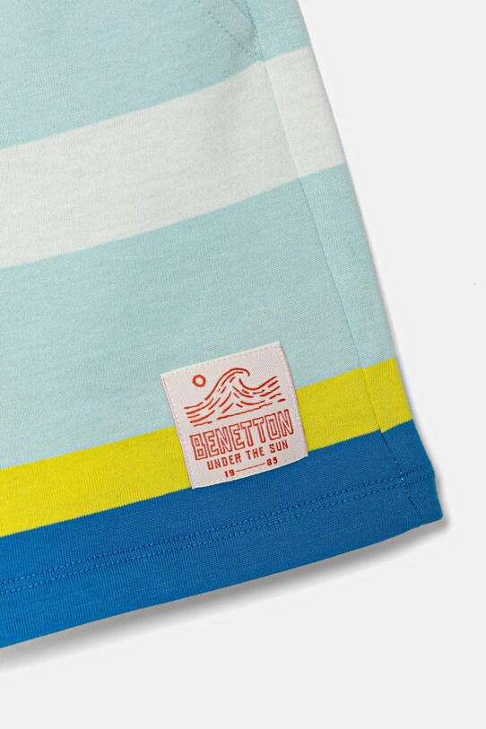 Chlapec Detské bavlnené šortky United Colors of Benetton 3FZMG901U.P.Seasonal modrá
