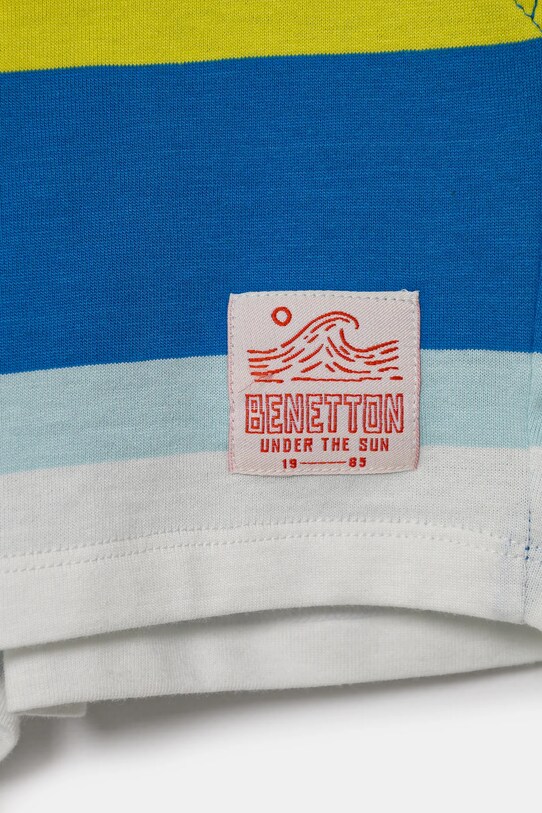 Chłopiec United Colors of Benetton szorty bawełniane dziecięce 3FZMG901U.P.Seasonal niebieski