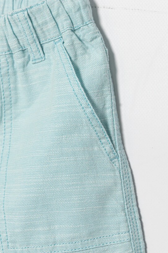 Băieți United Colors of Benetton pantaloni scurți din bumbac pentru copii 4ZZSG902T.P.Seasonal albastru