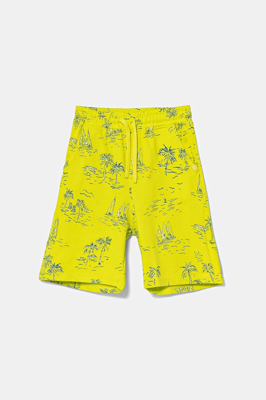 United Colors of Benetton pantaloni scurți din bumbac pentru copii sport verde 32IEC903E.G.Seasonal