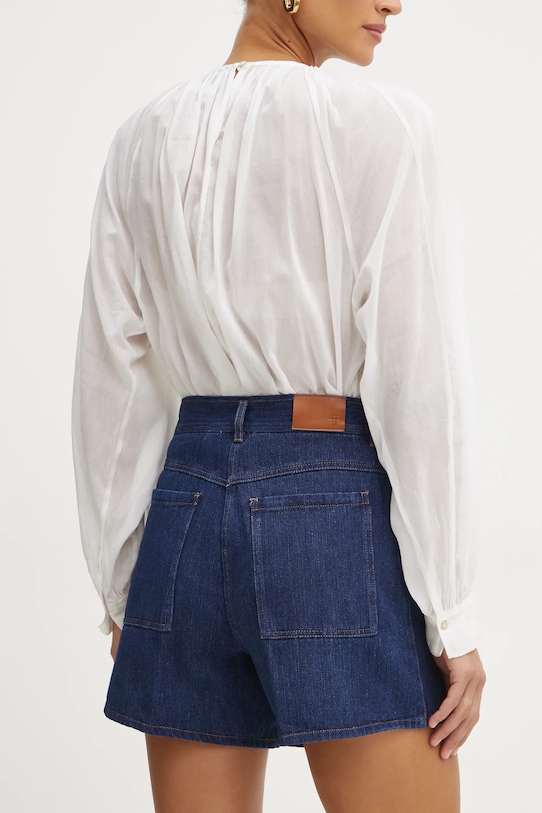 Îmbrăcăminte Forte Forte pantaloni scurți jeans 13548.my.pants bleumarin