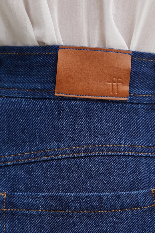 Forte Forte pantaloni scurți jeans bleumarin 13548.my.pants