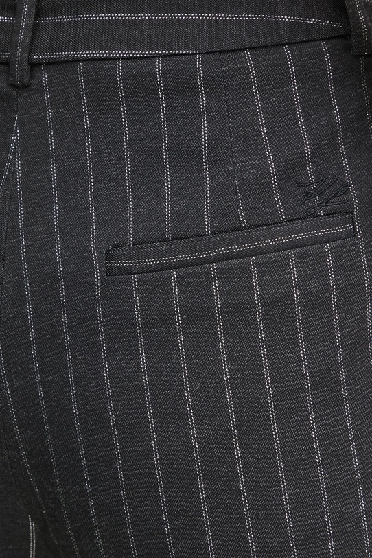 Karl Lagerfeld pantaloni scurti din lana gri A1W10124