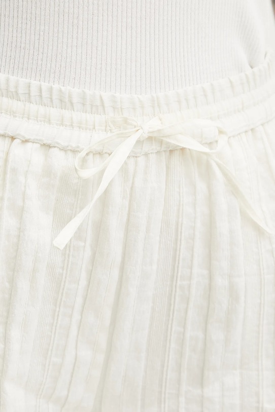 Шорти з домішкою льону Twinset бежевий 251TT2142