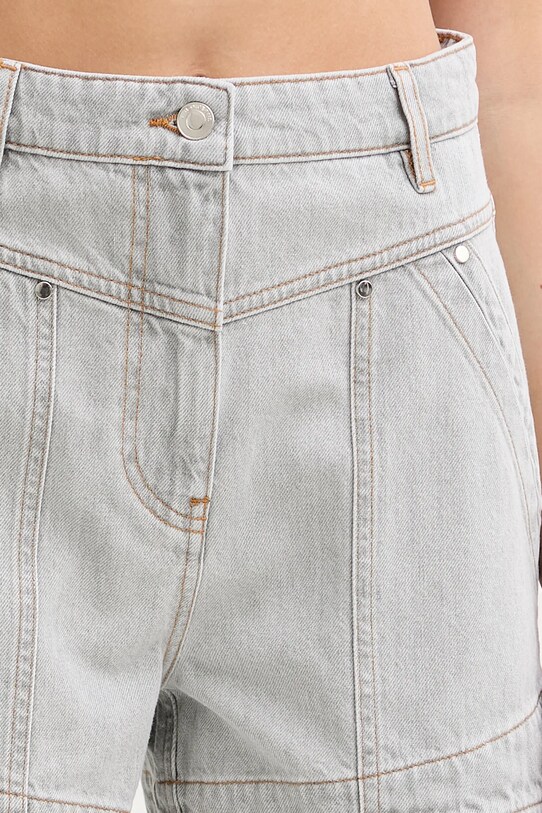 IRO pantaloncini di jeans grigio WP30HIPPOLIE