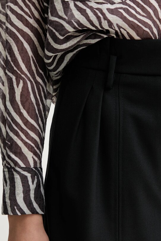 IRO shorts con aggiunta di lana nero WP30CARRINA