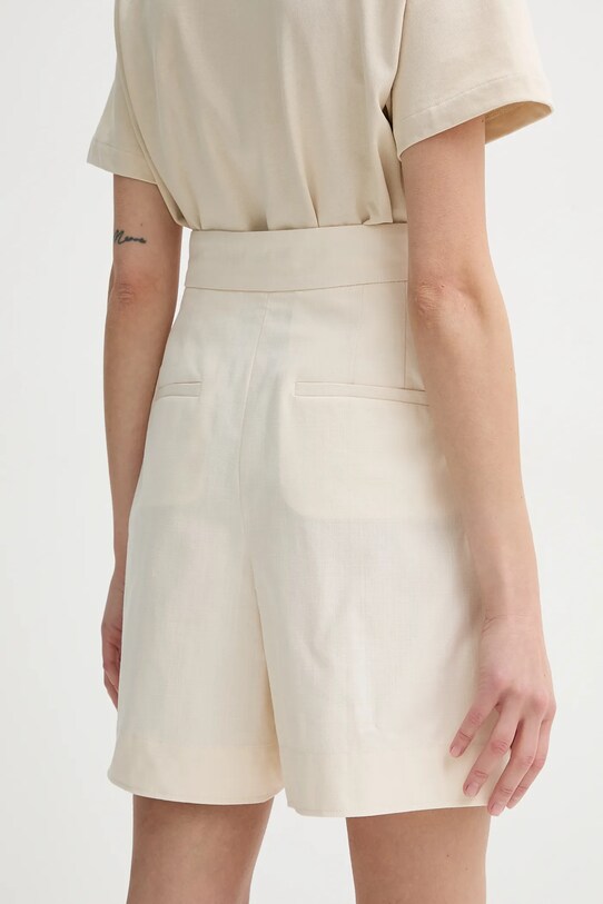 Îmbrăcăminte A.P.C. pantaloni scurți din bumbac short orlane COHFU.F10214 bej