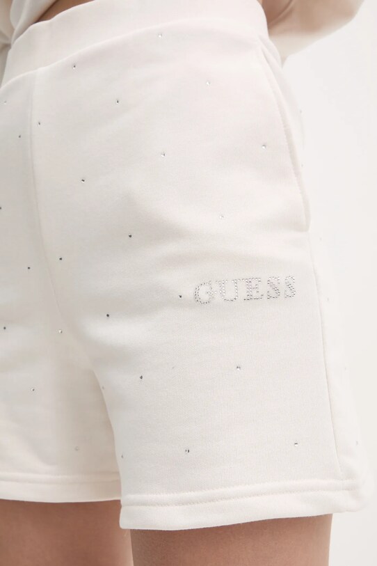 Шорти Guess RHINESTONES V5RD03.KCLJ0 бежевий