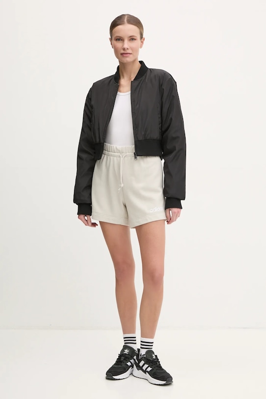 Шорти adidas Essentials Linear JD3170 бежевий SS25