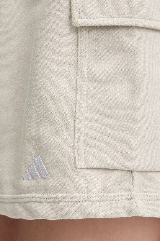 adidas pantaloni scurti Essentials bej JC5699