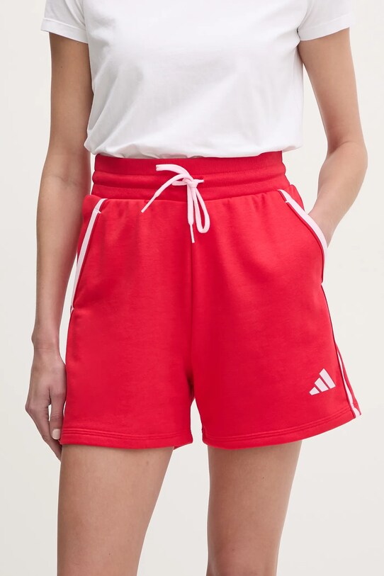 Шорты adidas W CB Color Pop аппликация красный JG6216