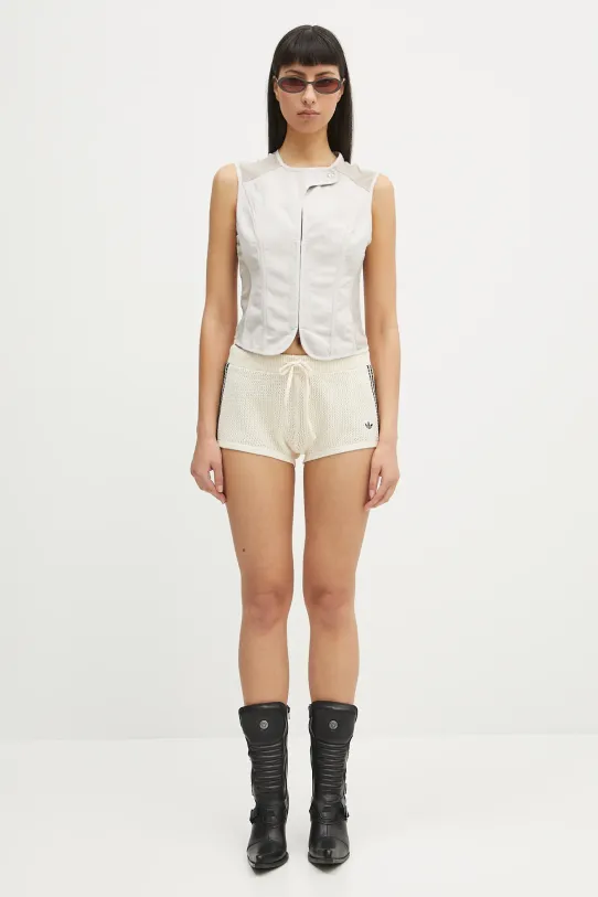 Kratke hlače adidas Originals Crochet Shorts JD1078 bež