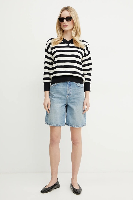 Rifľové krátke nohavice Marella SHORT 2513141024 modrá SS25