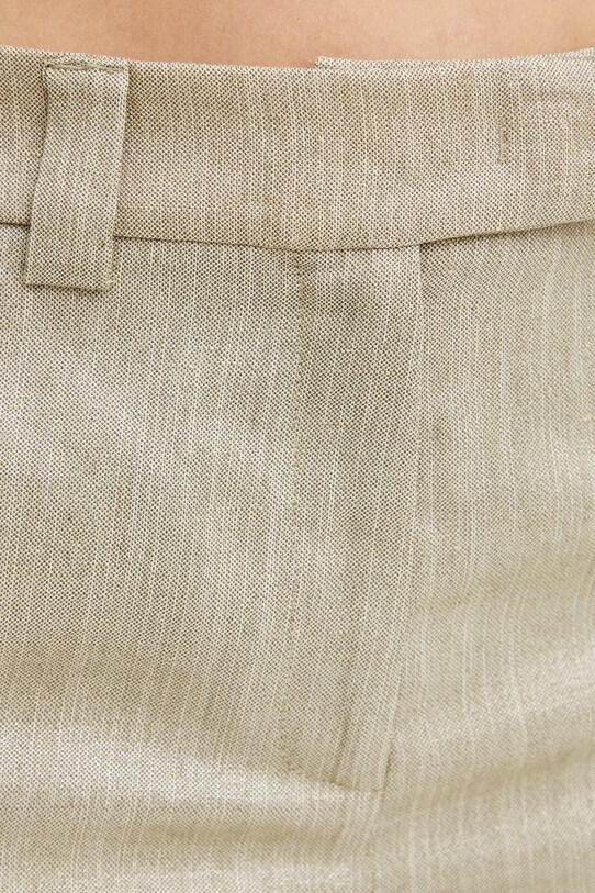 Marella pantaloni scurți din amestec de in CIOCCA 2513141052 bej