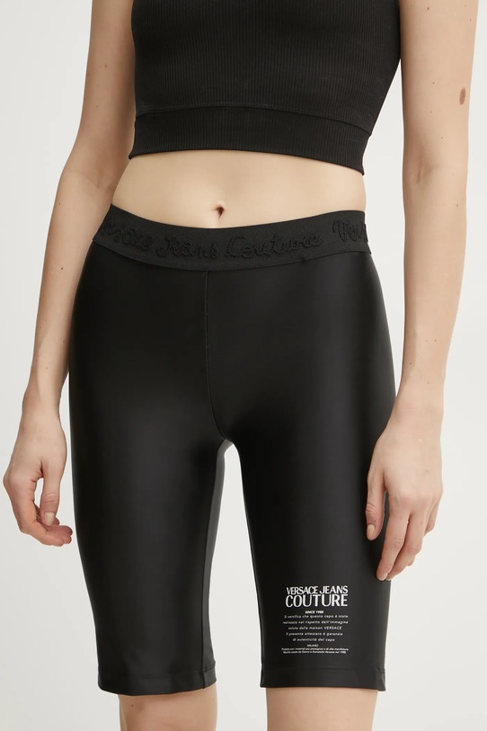 Šortky Versace Jeans Couture s elastanom čierna 78HAC1A6.J0223