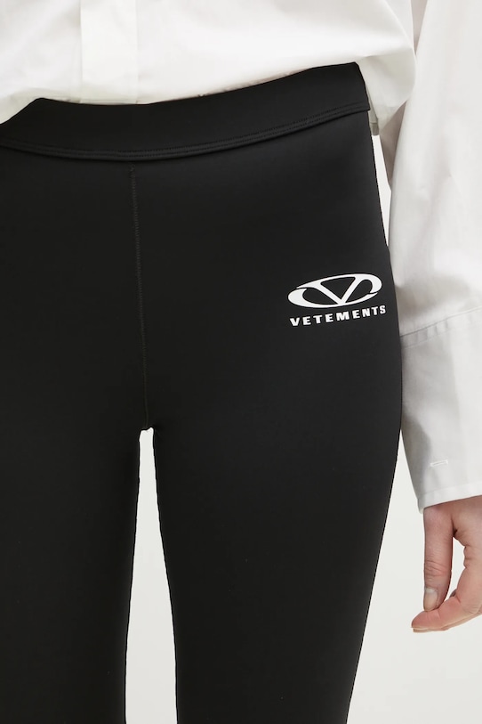 Σορτς VETEMENTS Oval Logo μαύρο WA66SS200B