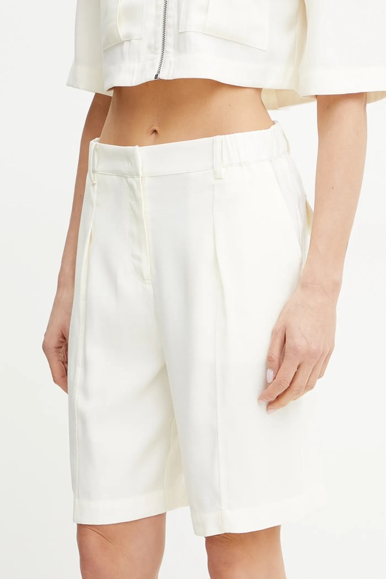 Patrizia Pepe szorty tkanina beżowy 2P1661.A573