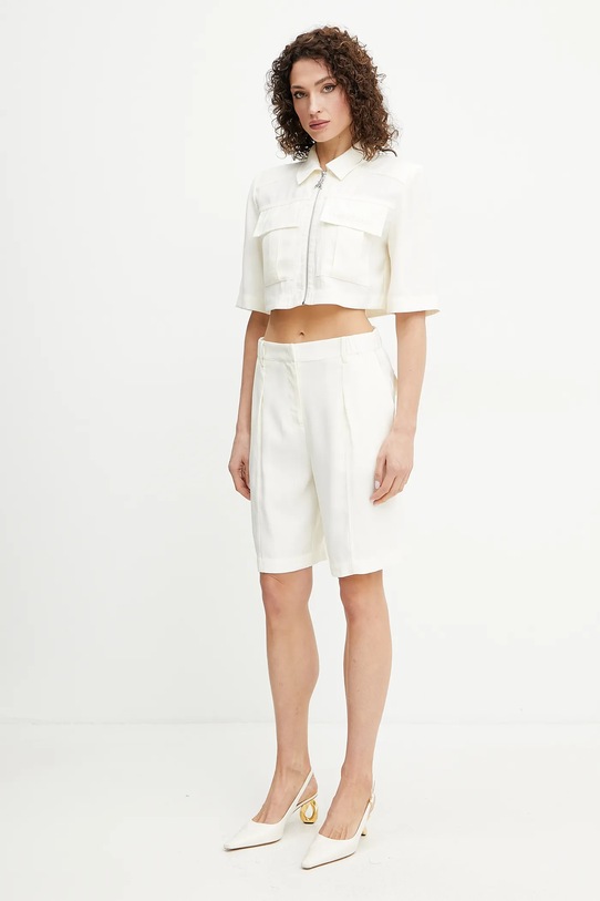 Patrizia Pepe szorty 2P1661.A573 beżowy SS25