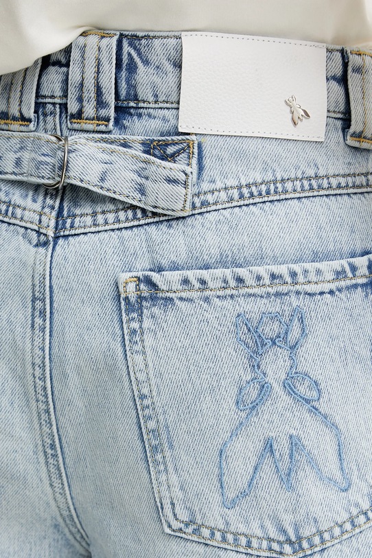 Rifľové krátke nohavice Patrizia Pepe modrá 2P1692.D070