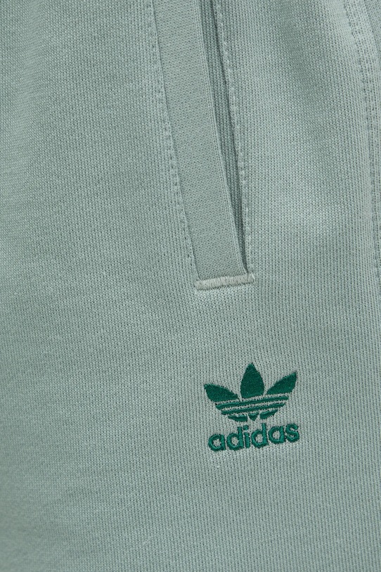 adidas Originals pantaloni scurti din bumbac Essential verde JJ3463