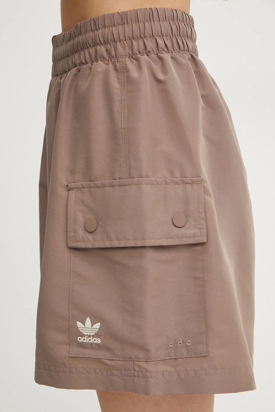 adidas Originals szorty Essential tkanina brązowy JD0790