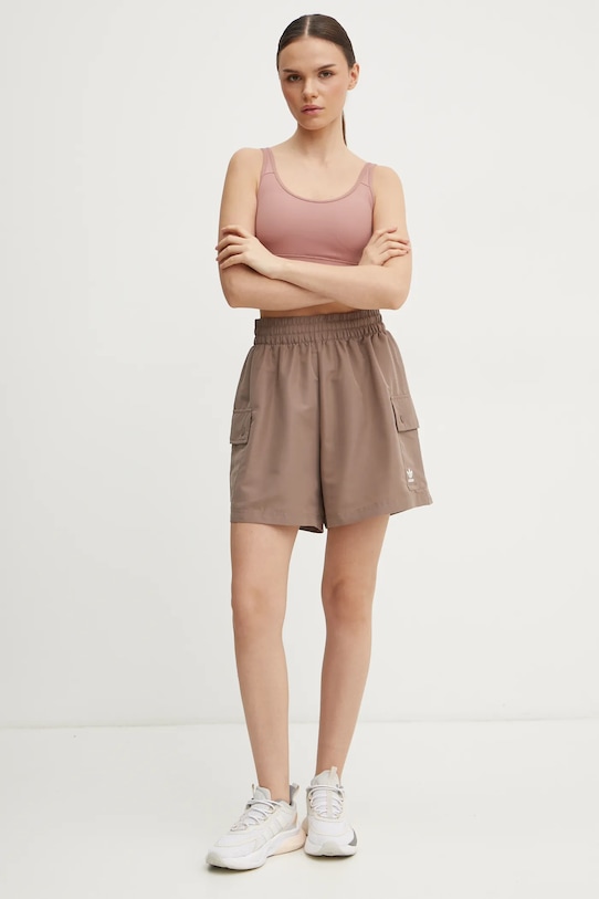 adidas Originals szorty Essential JD0790 brązowy SS25