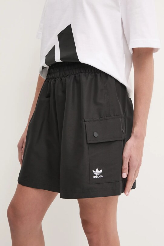 adidas Originals pantaloni scurti Essential panza negru JD1514