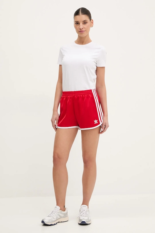 adidas Originals pantaloni scurti 3S SPRINTER JD3120 rosu SS25