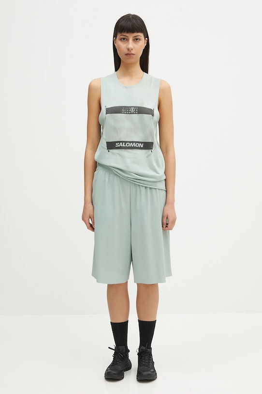 MM6 Maison Margiela x Salomon shorts S52MU0131.M35417 green