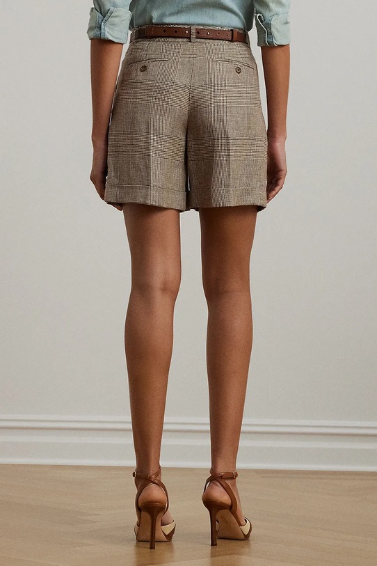 Îmbrăcăminte Lauren Ralph Lauren pantaloni scurți din in 200963769 maro