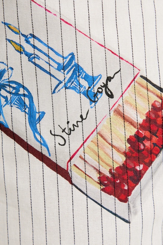 Stine Goya szorty bawełniane beżowy SG.SS25.P071.2339