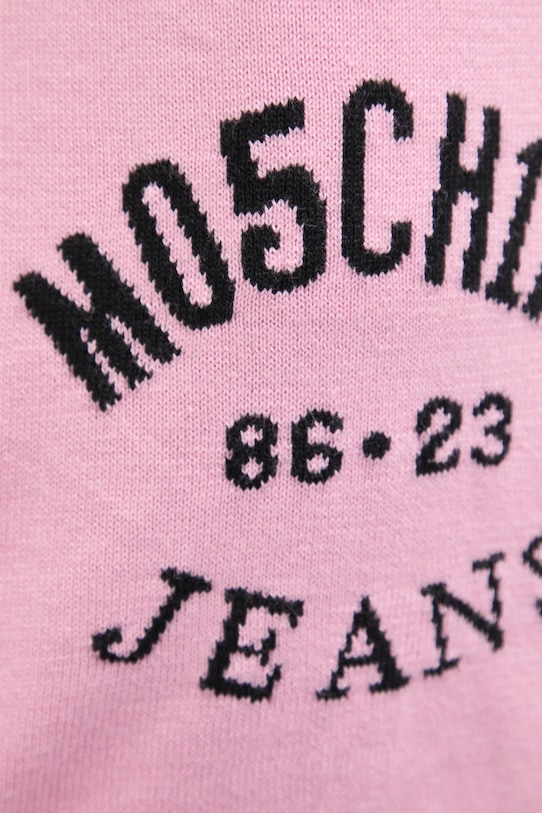 Бавовняні шорти Moschino Jeans рожевий 0380.3201