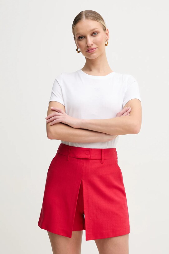 Sukňo-šortky Simona Corsellini P25CPPG002 červená