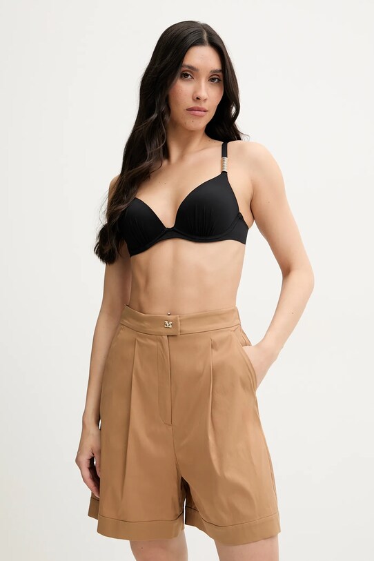 Plážové šortky Max Mara Beachwear 2516141019600 béžová SS25