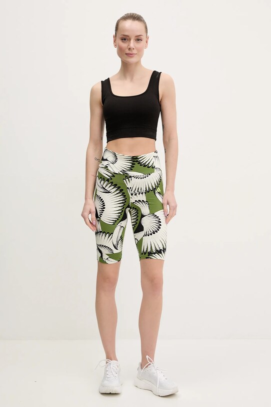adidas pantaloni scurți x Farm Rio JD6286 verde SS25