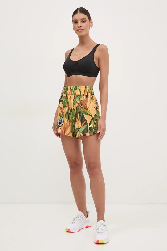 adidas Performance szorty treningowe x Farm Rio JD6278 żółty SS25