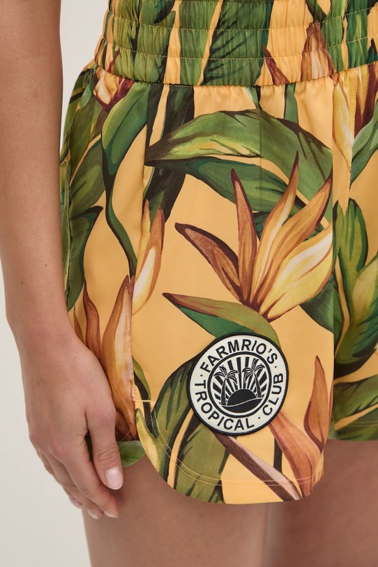 adidas Performance szorty treningowe x Farm Rio JD6278 żółty