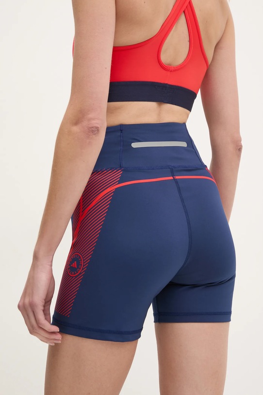 Îmbrăcăminte adidas by Stella McCartney pantaloni scurți de antrenament TruePace JF3800 bleumarin