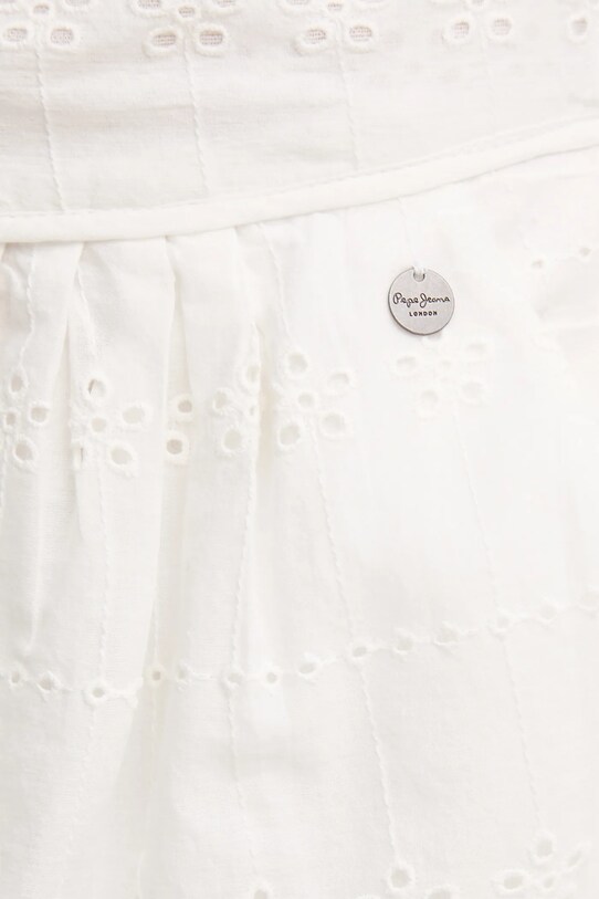 Бавовняні шорти Pepe Jeans DOUCE білий PL801158