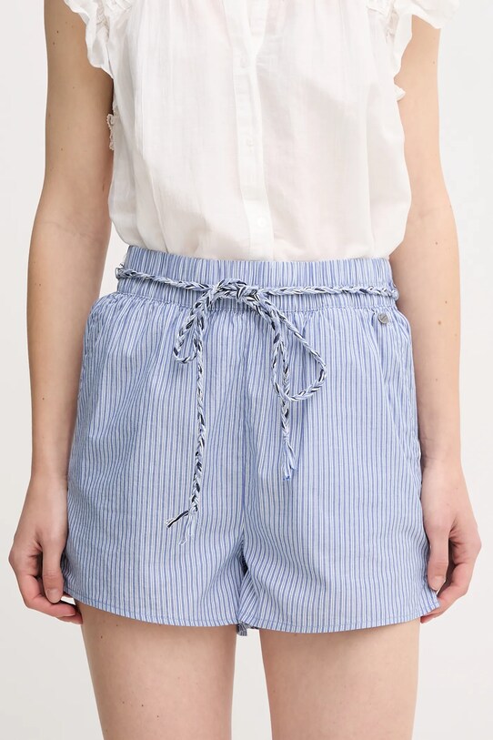Бавовняні шорти Pepe Jeans DONOVAN бавовна блакитний PL801162