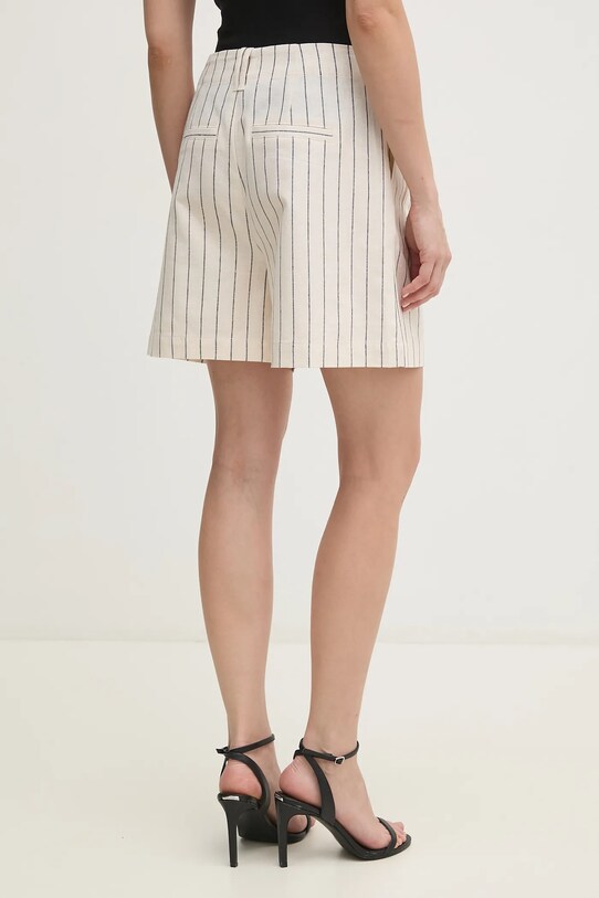Îmbrăcăminte Pepe Jeans pantaloni scurți din in HENAR PL801163 bej