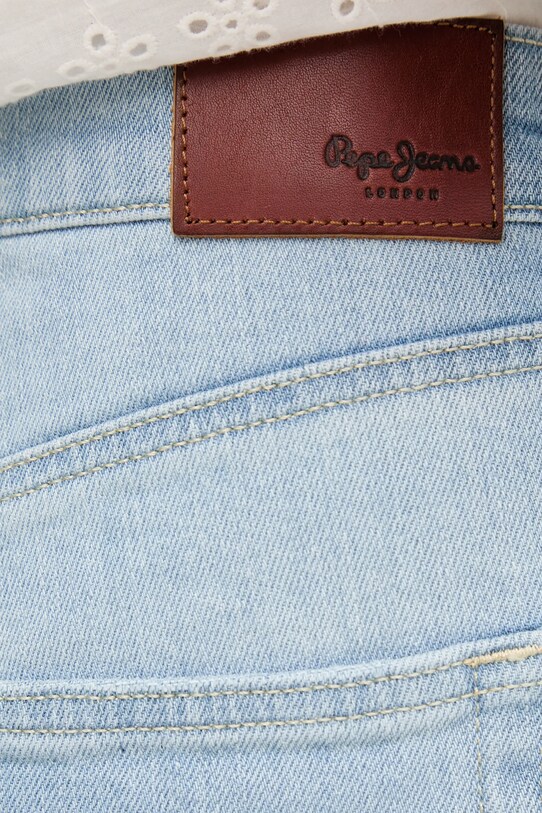 Pepe Jeans szorty jeansowe REGULAR SHORT HW MABLE PL801188PG8 niebieski
