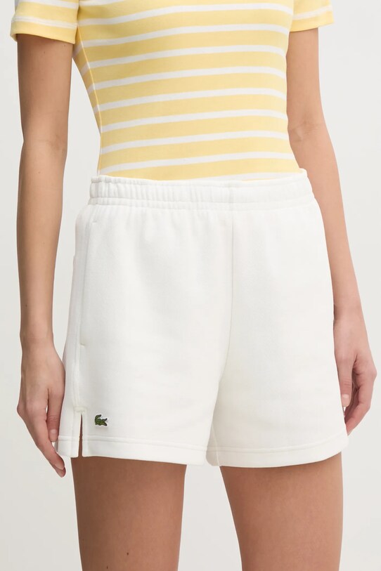 Lacoste pantaloncini alta bianco GF9606
