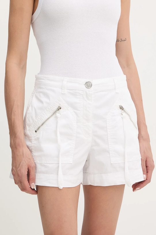 Kratke hlače Pinko srednje visoki bijela 105159.A2L8