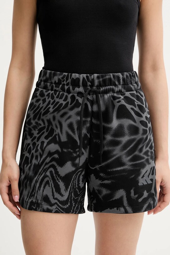 adidas pantaloncini W AOP Blur alta nero JD1178
