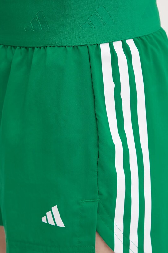 adidas Performance pantaloni scurți de antrenament Hyperglam verde JC7393