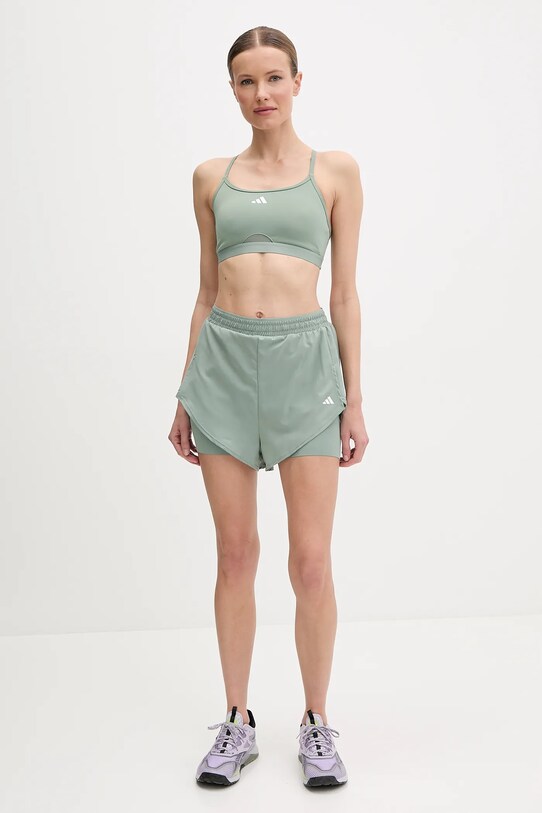 adidas Performance pantaloni scurți de antrenament Designed for Training JC9803 verde SS25
